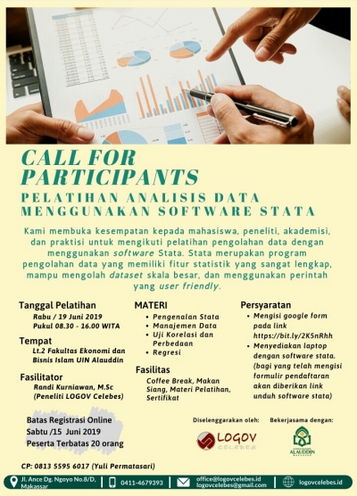 Call for Participants: Pelatihan Analisis Data Menggunakan Software Stata