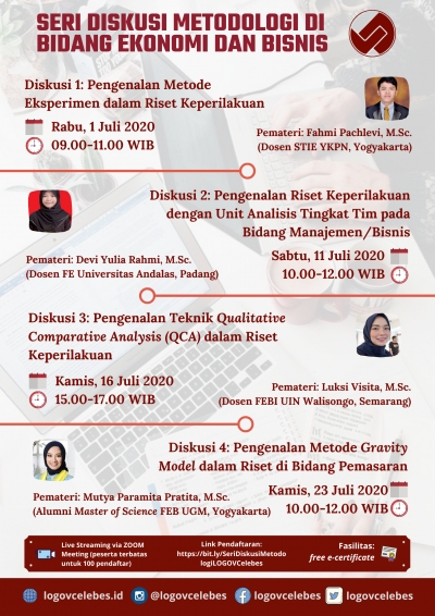 Seri Diskusi Metodologi di Bidang Ekonomi dan Bisnis